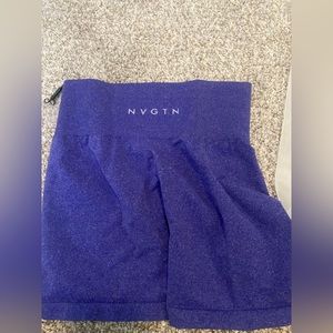 NWT! NVGTN shorts- Size: Small. Color: Blue/Indigo